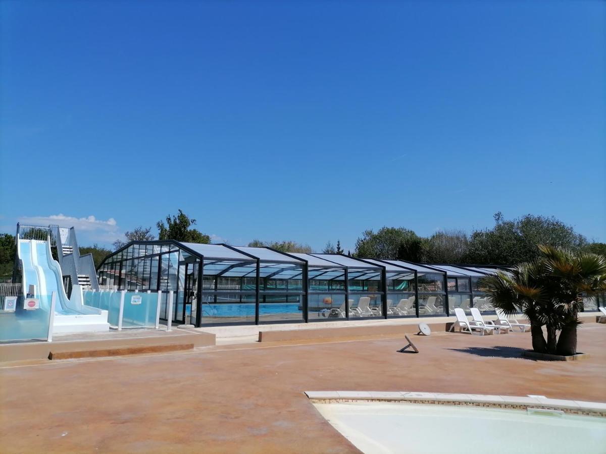 Mobil-Home Climatise Avec Piscine Aureilhan  Zewnętrze zdjęcie